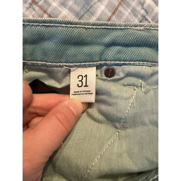 BDG Cutoff Carpenter Short Urban Outfitters Size 31 Green - Picture 8 of 8